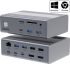 Comsol Dual Monitor USB-C 16 Port Docking Station
